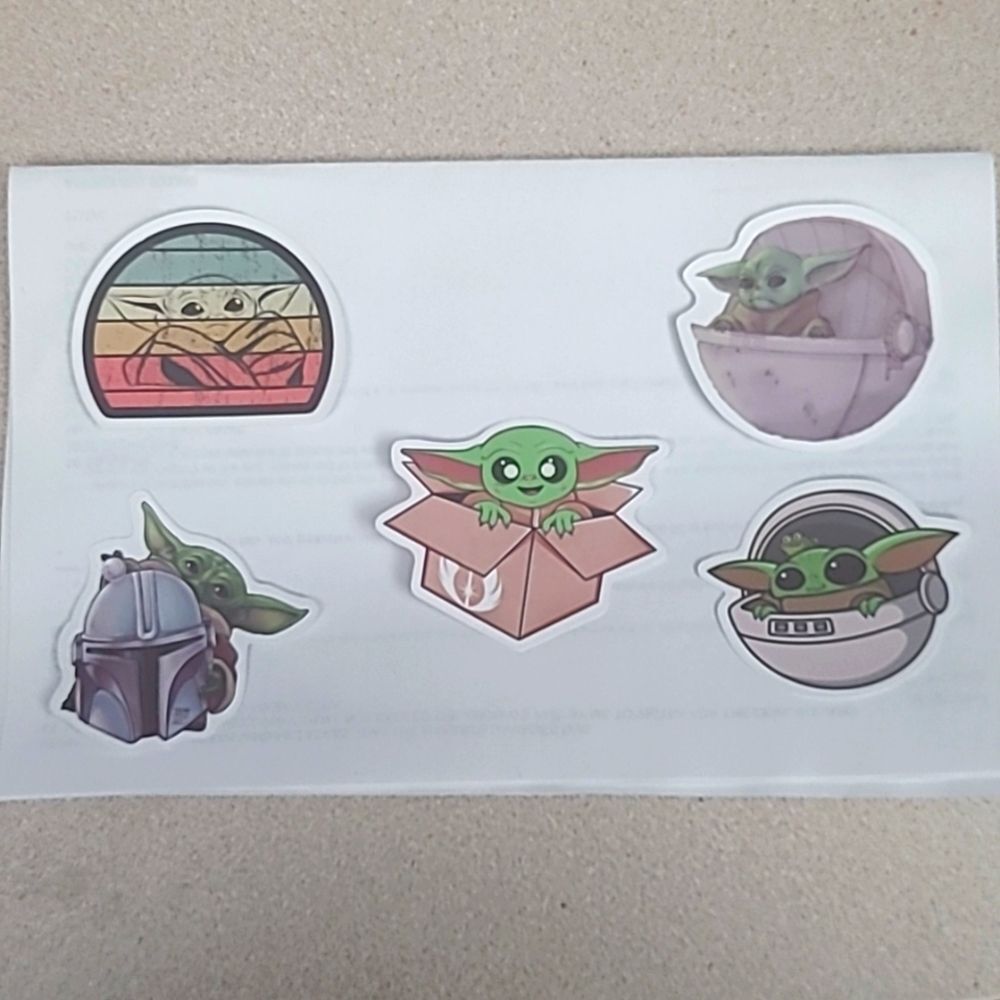 Baby Yoda Stickers Bundle